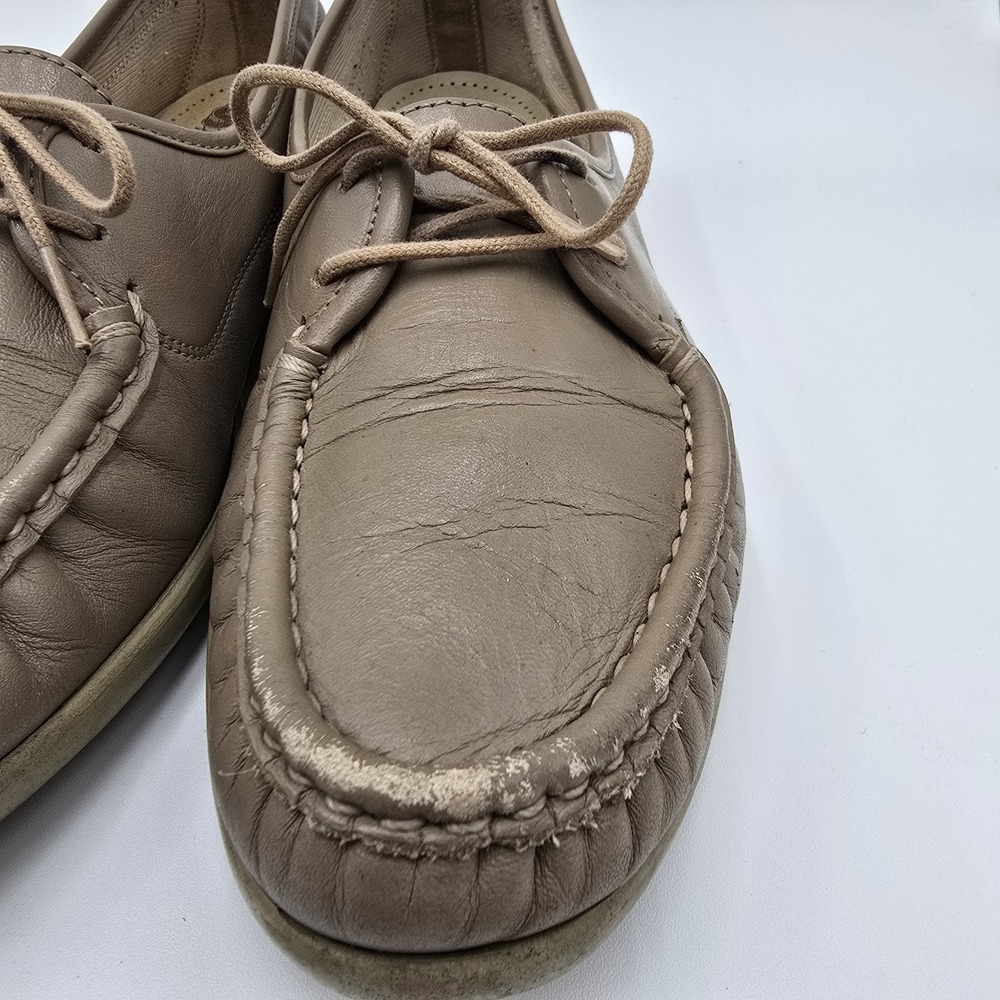 SAS Genuine Leather Siesta Walking Shoes Women's Comfort Loafers Measures As A 9 - Picture 8 of 9